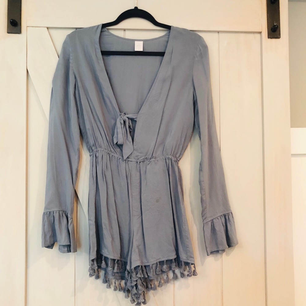Long sleeve romper
